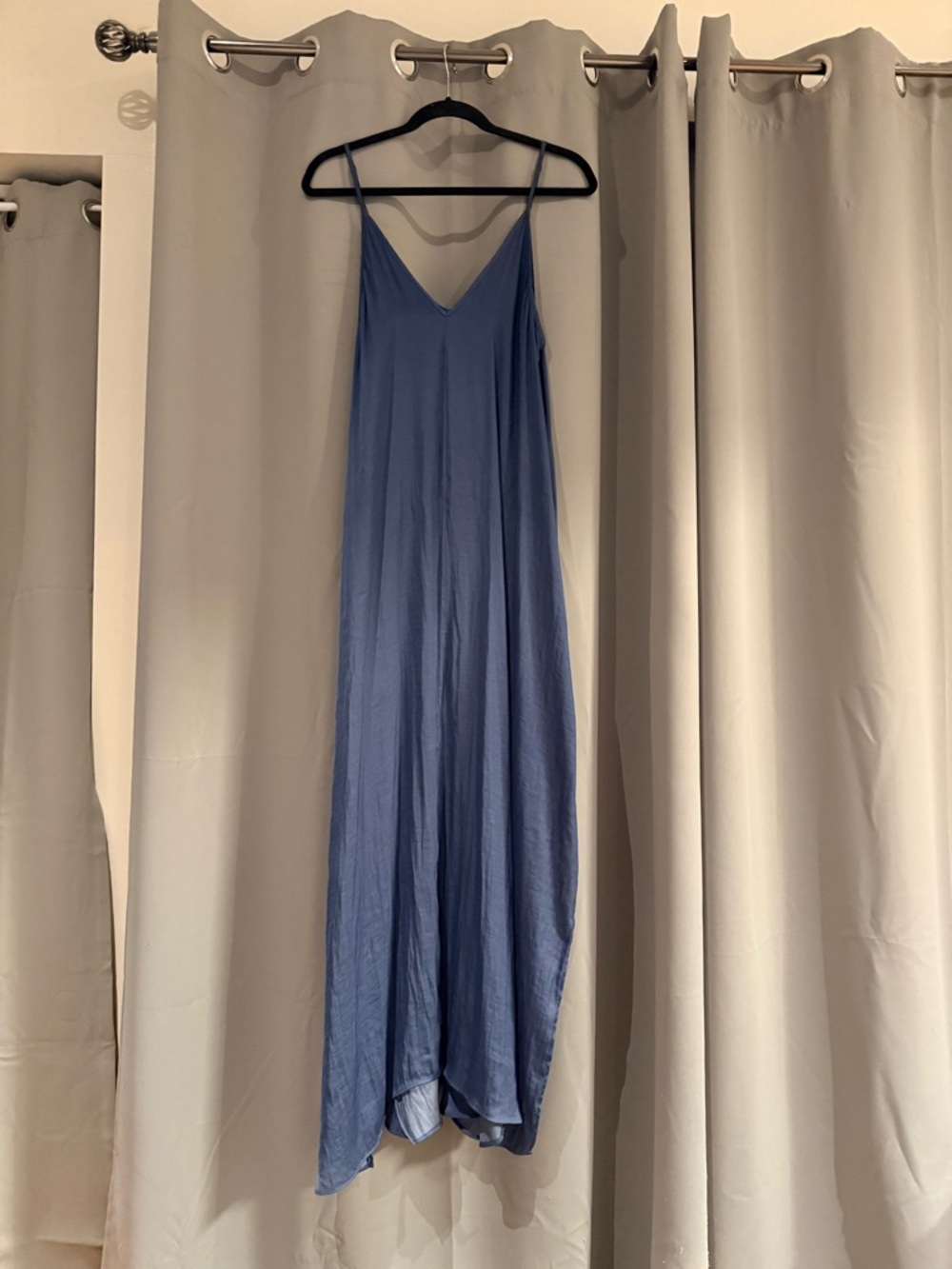 Van Winkle & Co Blue Slip Maxi Nightgown